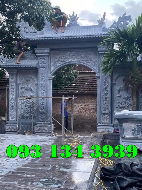 Mẫu cổng đá tự nhiên đẹp^2025